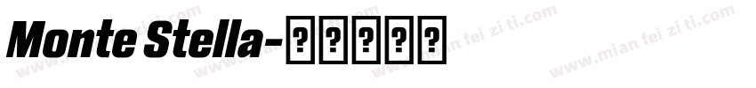 Monte Stella字体转换